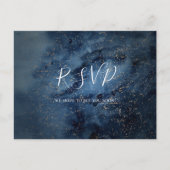 Celestial Night Sky | Gold Song Request UAWG Postkarte (Vorderseite)