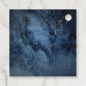 Celestial Night Sky | Gold Vielen Dank für Ihr Int Geschenkanhänger (Rückseite)