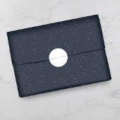 Celestial Night Sky Navy Blue Geschenkpapier Set