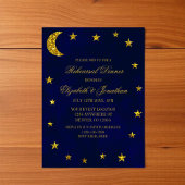 Celestial Night Sky Probe Dinner Einladung