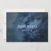 Celestial Night Sky | Silver Resered Sign (Vorderseite)