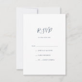 Celestial Night Sky | Silver RSVP Card Karte (Vorderseite)