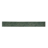 Celestial Night Sky Stars Emerald Green Satinband (Vorderseite)