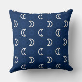 Celestial Night Sky Throw Kissen (Rückseite)