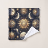 Celestial Night Sky Towel Set (Waschlappen)
