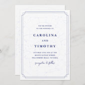 Celestial Night Sky Watercolor Hochzeit Einladung (Vorne/Hinten)