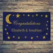 Celestial Night Sky Wedding Banner