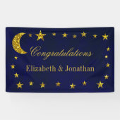 Celestial Night Sky Wedding Banner (Horizontal)