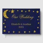 Celestial Night Sky Wedding Gästebuch (Vorderseite)