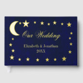 Celestial Night Sky Wedding Gästebuch (Vorderseite)