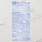 Celestial Night Sky Wedding Menükarte (Rückseite)