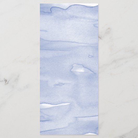 Celestial Night Sky Wedding Menükarte (Rückseite)