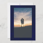 Celestial Night Sky Wedding Save The Date (Rückseite)