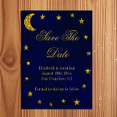 Celestial Night Sky Wedding Save The Date