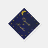 Celestial Night Sky Wedding Serviette (Ecke)