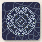 Celestial Night Square Untersetzer (Vorderseite)