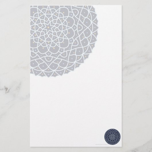 Celestial Night Stationery Briefpapier (Vorderseite)