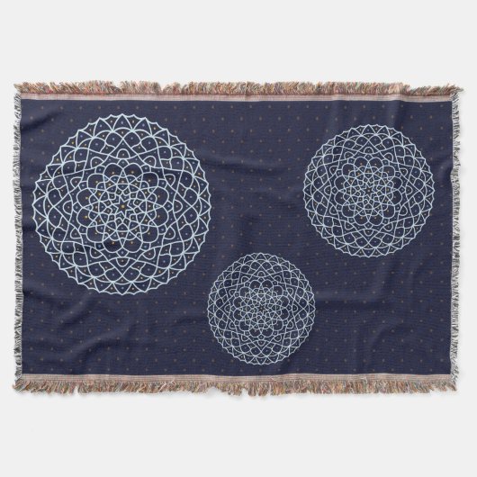 Celestial Night Throw Blanket Decke (Vorderseite)