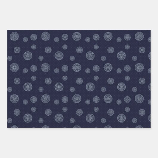 Celestial Night Wrapping Paper Set Geschenkpapier Set (Vorderseite 3)