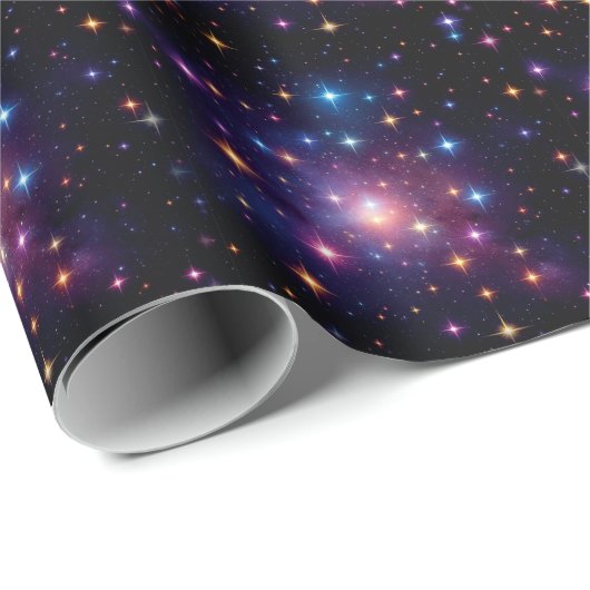 Celestial Noir Geschenkpapier (Rolleneckpunkt)