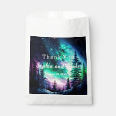 Celestial Northern Lights Gastgeschenk Hochzeit Ba Geschenktütchen (Vorderseite)