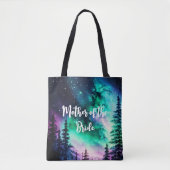 Celestial Northern Lights Hochzeit Tasche (Vorderseite)