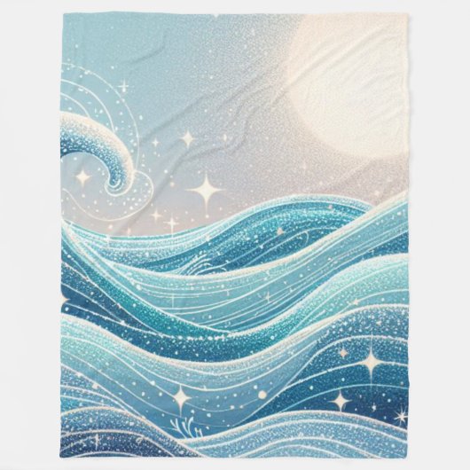 Celestial Ocean Dreams Fleecedecke (Vorderseite)