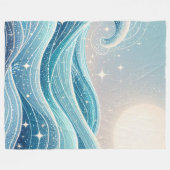 Celestial Ocean Dreams Fleecedecke (Vorderseite (Horizontal))