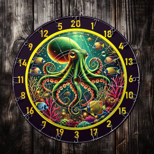 Celestial Octopus Dartboard Dartscheibe