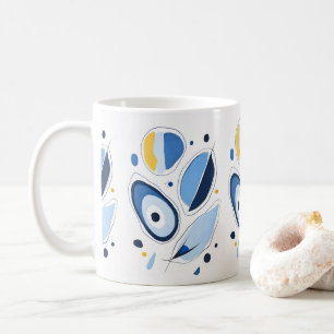 Celestial Orb Odyssey Abstrakt Kaffeetasse