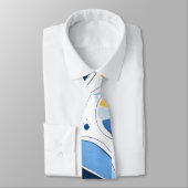 Celestial Orb Odyssey Abstrakt Krawatte (Gebunden)