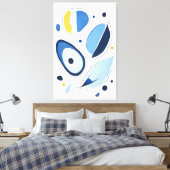 Celestial Orb Odyssey Abstrakt Leinwanddruck (Insitu (Schlafzimmer))