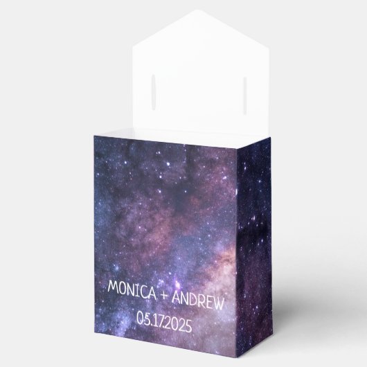 Celestial Outer Space Galaxy Starry Night Stars Geschenkschachtel (Geöffnet)