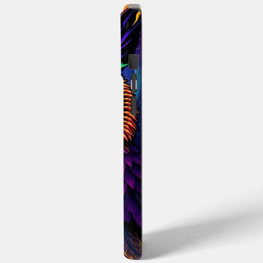 Celestial Owl Art: Starry Galaxy Cosmos Case-Mate iPhone Hülle (Rückseite / Links)