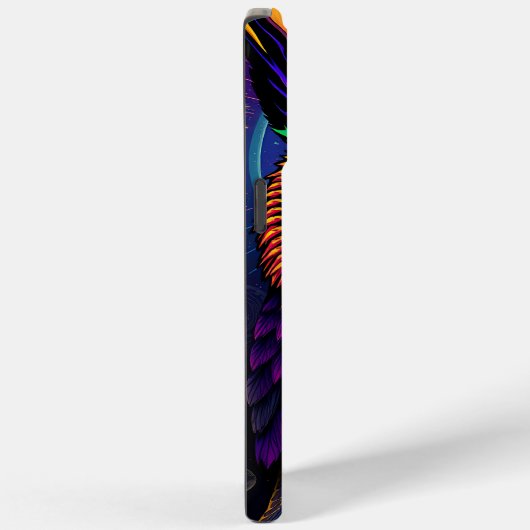 Celestial Owl Art: Starry Galaxy Cosmos Case-Mate iPhone Hülle (Rückseite / Rechts)