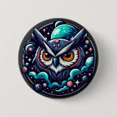Celestial Owl Button (Vorderseite)