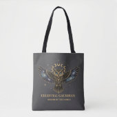 Celestial Owl Cosmic Guardian Tasche (Vorderseite)