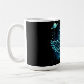 Celestial Owl – Cosmic Wisdom Wildlife Galaxy Kaffeetasse (Links)