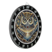 Celestial Owl Haven Dartboard Design Dartscheibe (Vorderseite Links)