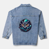 Celestial Owl Jeansjacke (Rückseite)