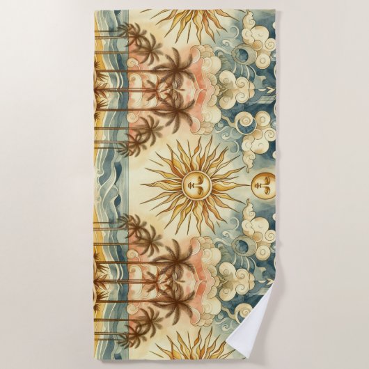 Celestial Paradise Strandtuch (Vorderseite)