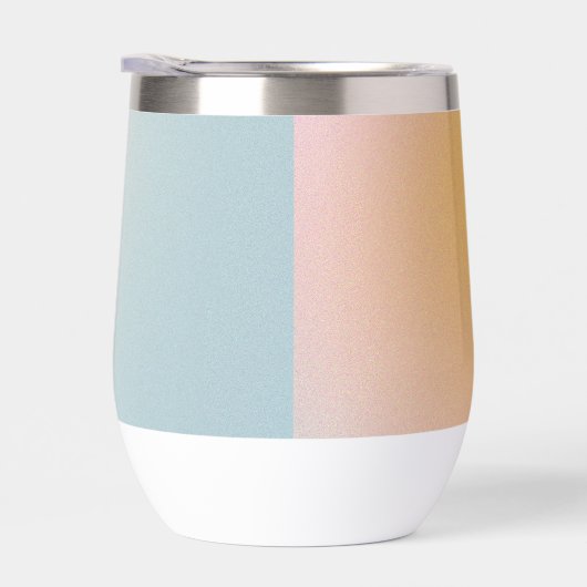 Celestial Pastel Blue Pink Grainy Gradient Wedding (Rechts)