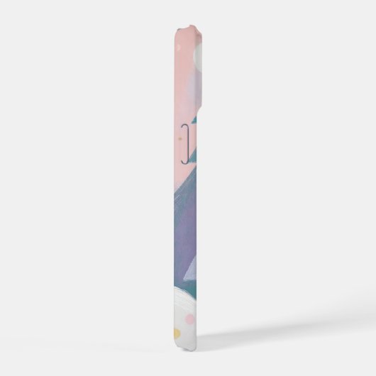 Celestial Pastel Christmas Tree iPhone 15 Hülle (Rechte Seite)