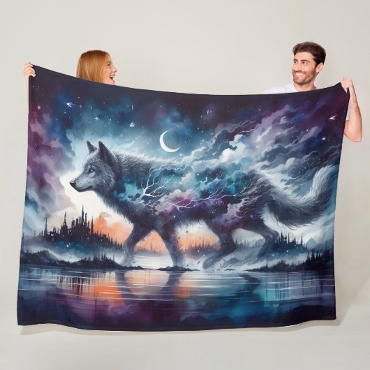 Celestial Pathways: The Moonwalker of Dusk Fleecedecke (Beispiel)