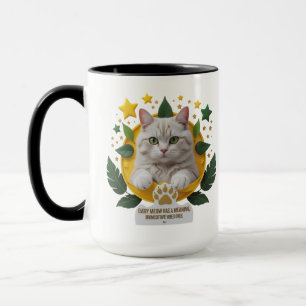Celestial Paws - 15 oz Cat Combo Tasse