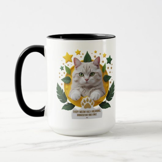 Celestial Paws - 15 oz Cat Combo Tasse (Links)