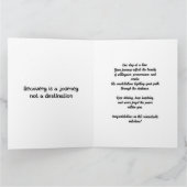 Celestial Personalisiert Sobriety Meilenstein Card Karte (Innenseite)