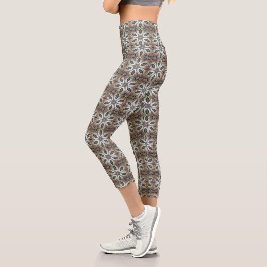 Celestial Petals of Infinity  Capri Leggings (Links)