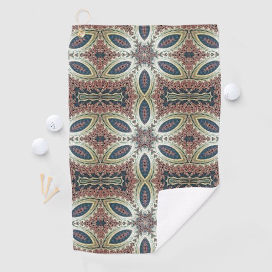 Celestial Petals of Infinity Golfhandtuch (Insitu)