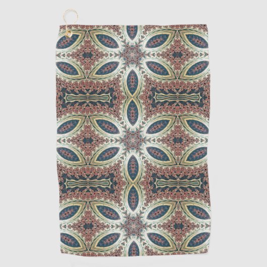 Celestial Petals of Infinity Golfhandtuch (Vorderseite)